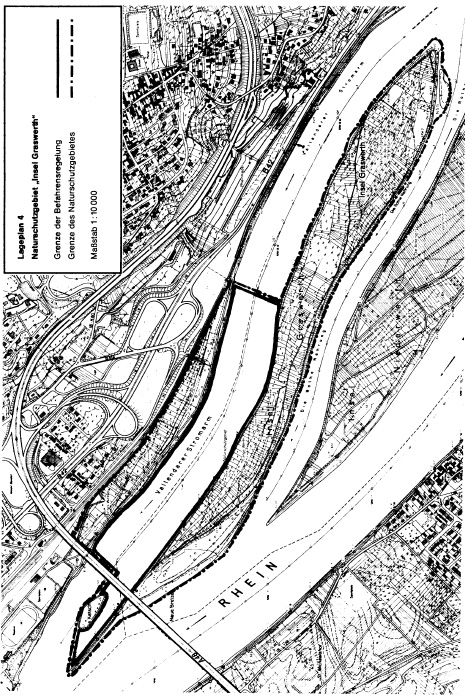 Lageplan 4 NSGBefV - Naturschutzgebiet Insel Graswerth