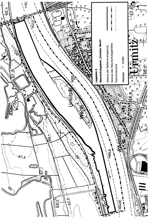Lageplan 5 NSGBefV - Naturschutzgebiet Urmitzer Werth