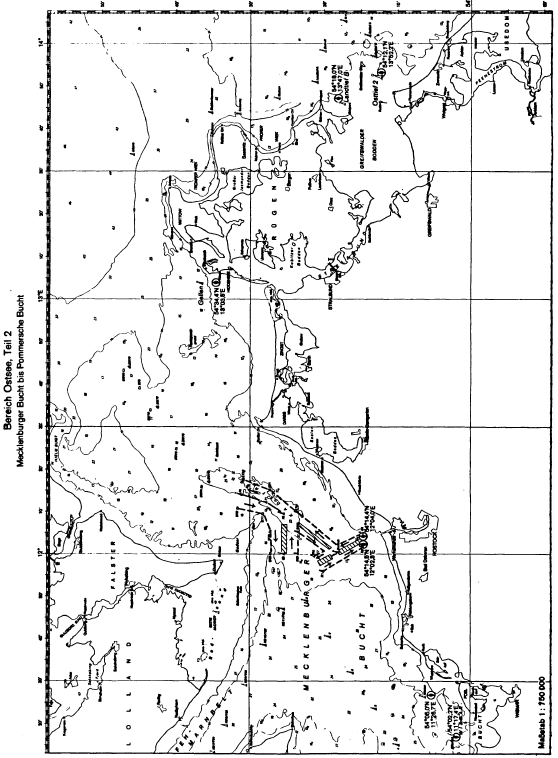 Geografische Angaben Seelotsreviere Bereich Ostsee, Teil 2 (Mecklenburger Bucht bis Pommersche Bucht)